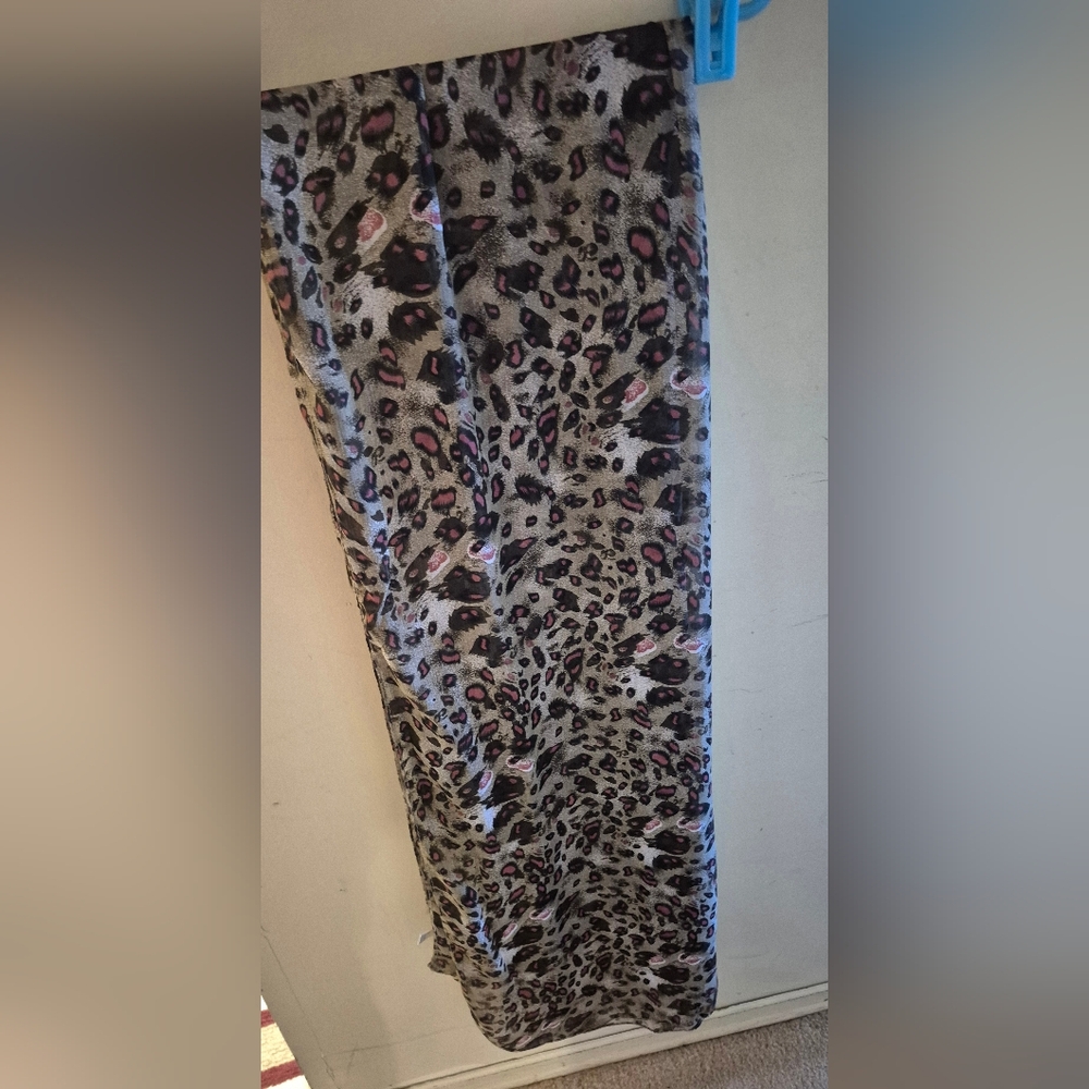 Leopard Print Scarf, 2  Scarfs